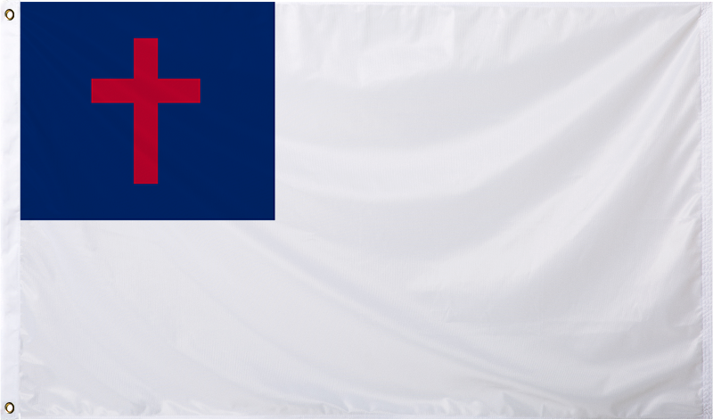 5X8' CHRISTIAN NYL FLAG