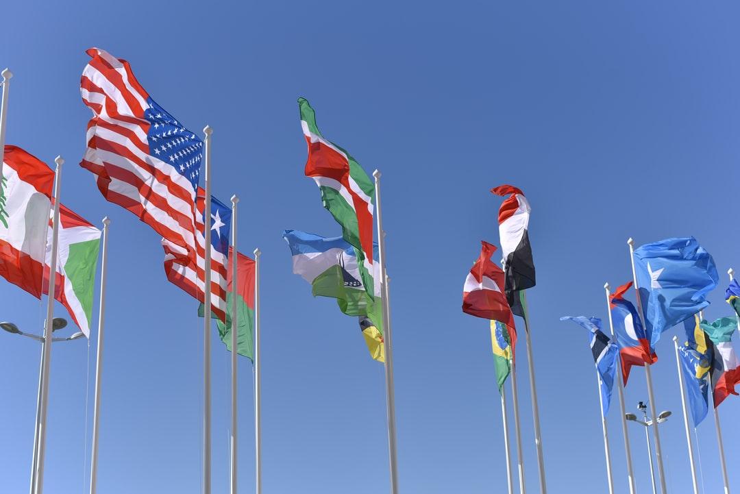 International flags on flagpoles for World Cup 2026 - Baldwin Flags St. Louis