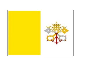 3'X5' NYLON PAPAL FLAG H & G