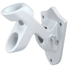 1" WHITE MULTI-P BRACKET/ALU