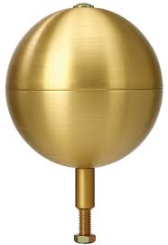 6" BALL GOLD ANODIZED