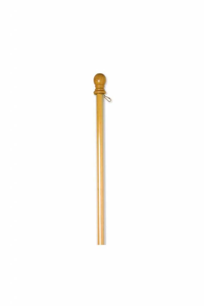6' WOOD POLE .75" 2PCS MET
