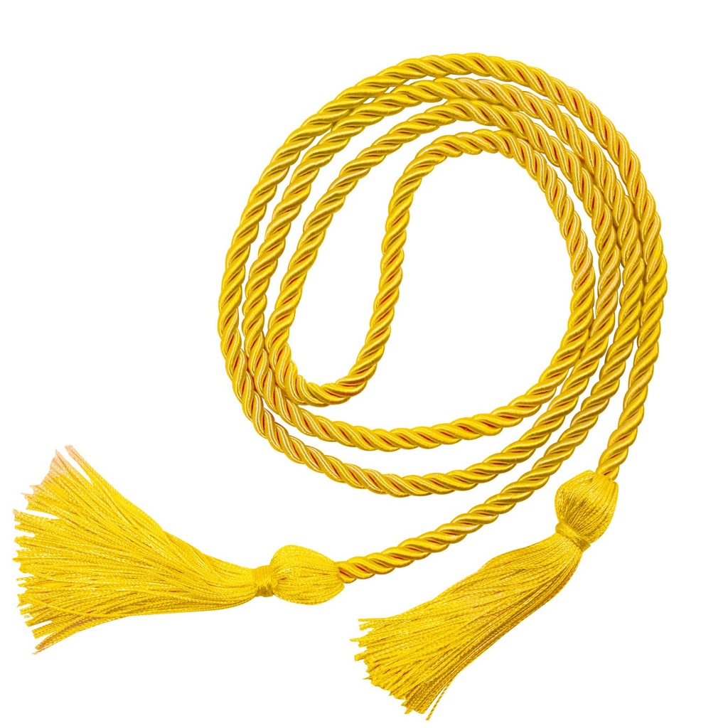4" CORD & TASSEL 108" GOLD