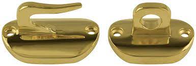 BRASS HOOK & EYE