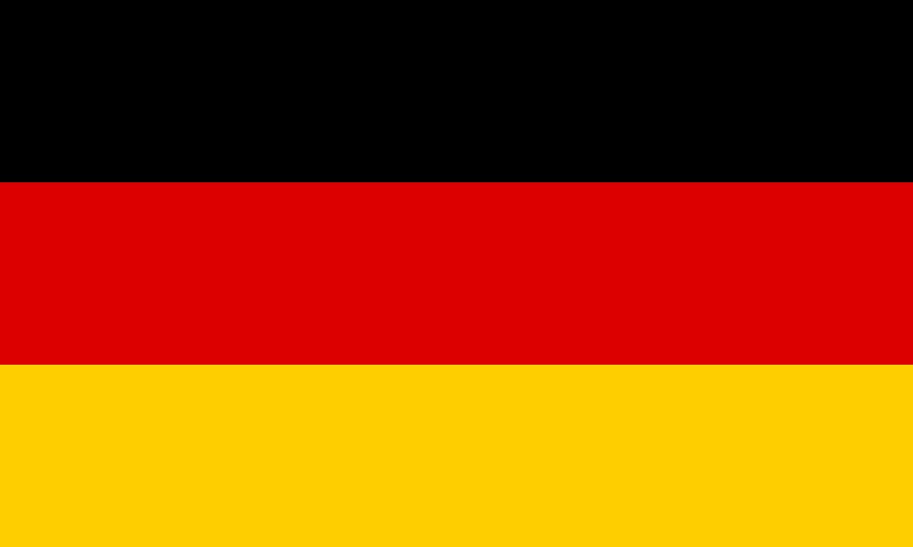 GERMANY 12 X 18" NYL FLAG