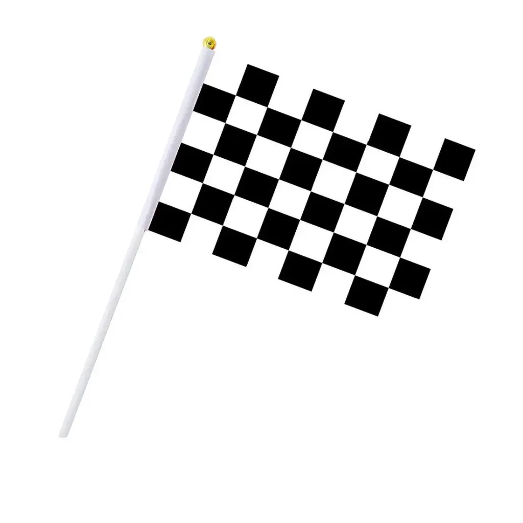 3'X5' BLK/WHT CHECKER FLAG