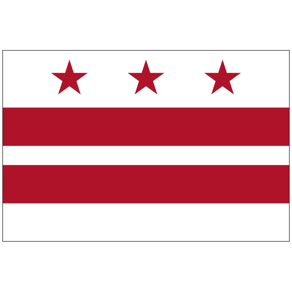 3X5' DISTRICT OF COLUMBIA