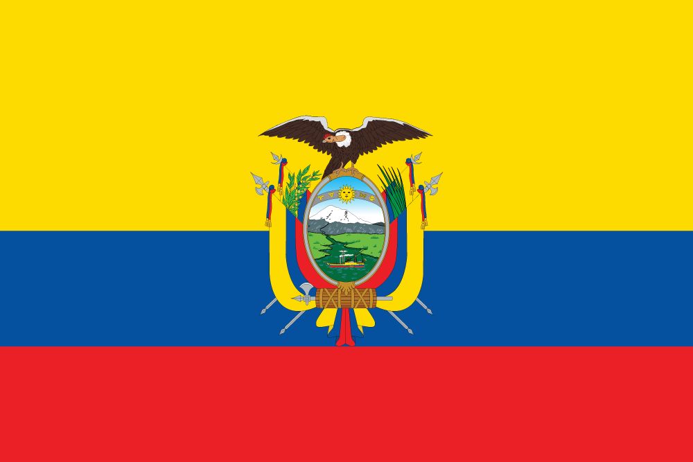 3X5' ECUADOR W/ SEAL