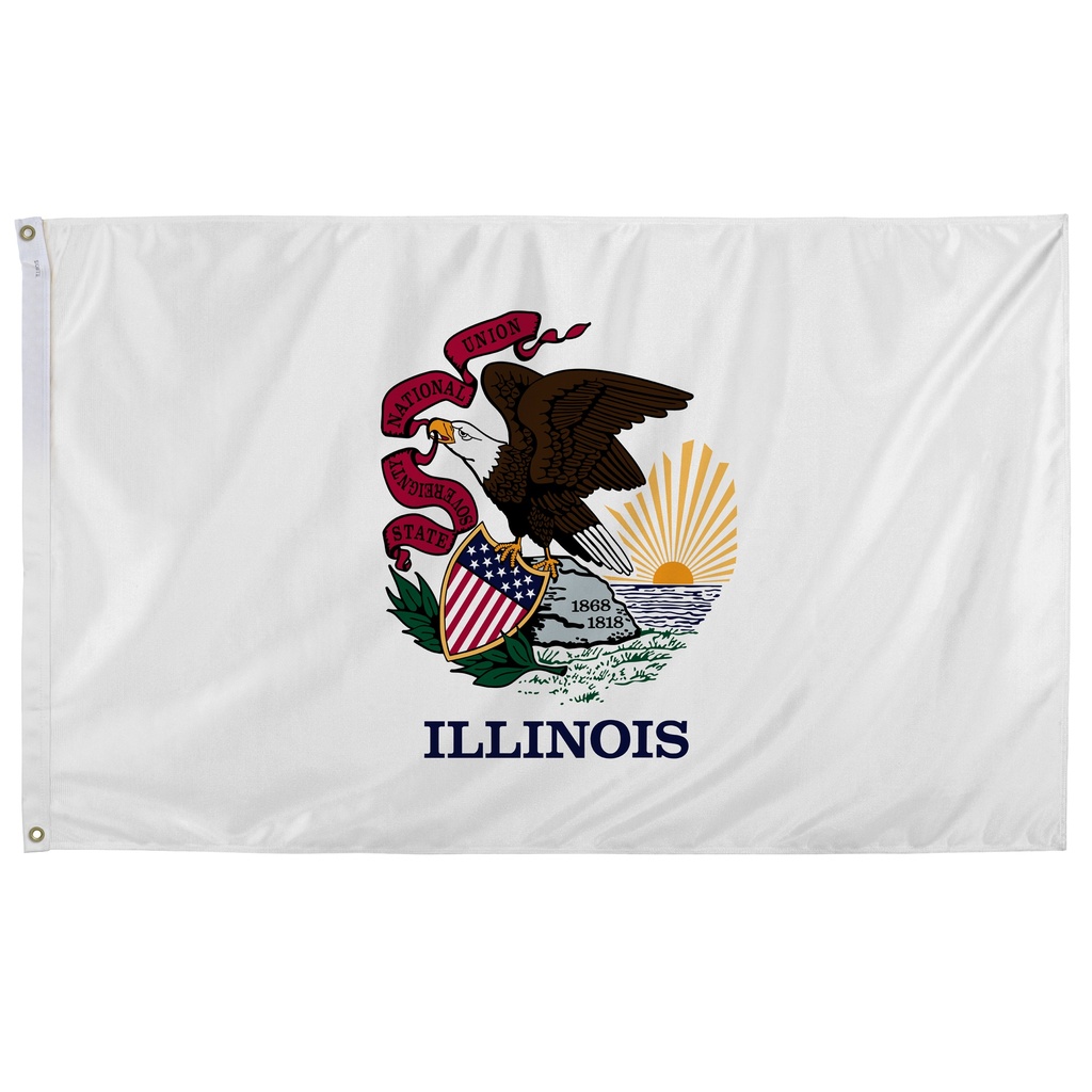 3X5' ILLINOIS NYLON