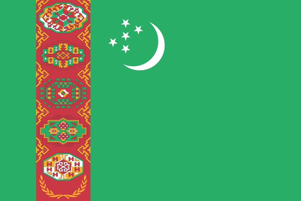 3X5' TURKMENISTAN