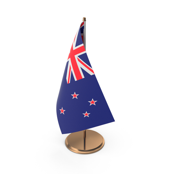 4"X6" NEW ZEALAND DESK FLAG 12PK