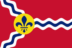 [2454] 2'X 3' ST.LOUIS FLAG-DYED