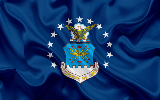 [2486] 3 X 5' US AIR FORCE NYL FLAG