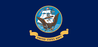 [24871] 2 X 3' NAVY NYL FLAG