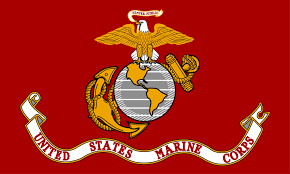 [248812] 12X18" MARINE CORP NYL FLAG