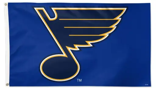 [2958] 3'X5' ST. L. BLUES FLAG
