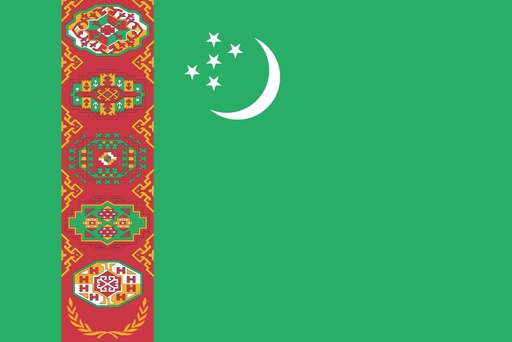 [3TURKM] 3X5' TURKMENISTAN