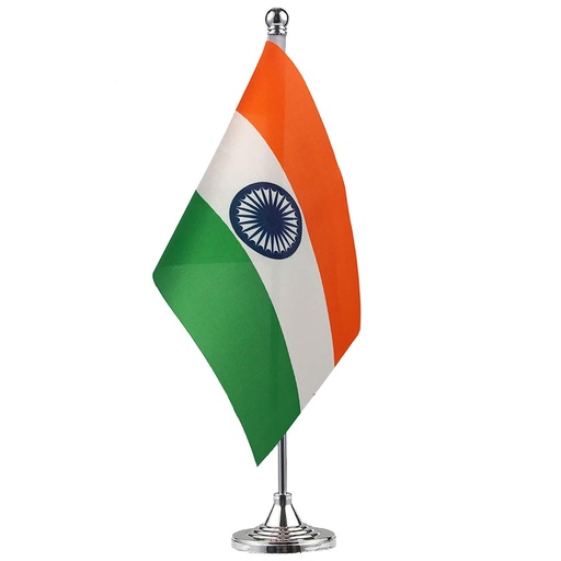 [4D-INDIA12] 4"X6" INDIA DESK FLAG 12PK